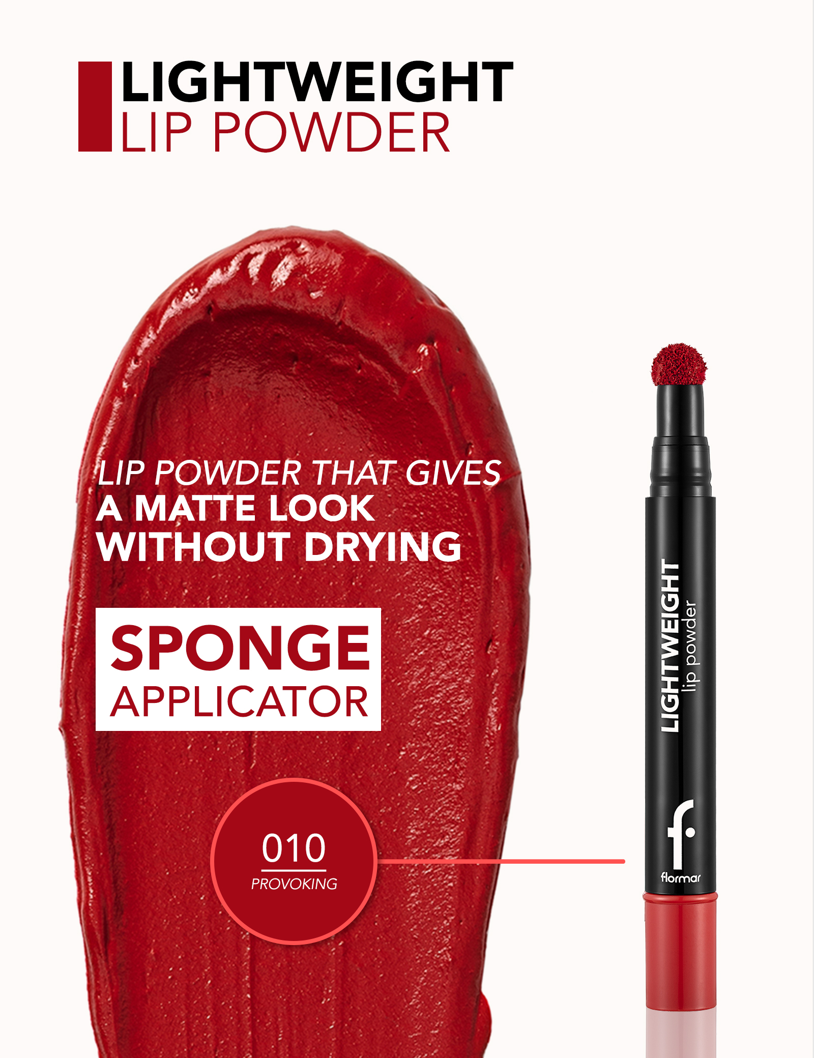 Lightweight Lip Powder