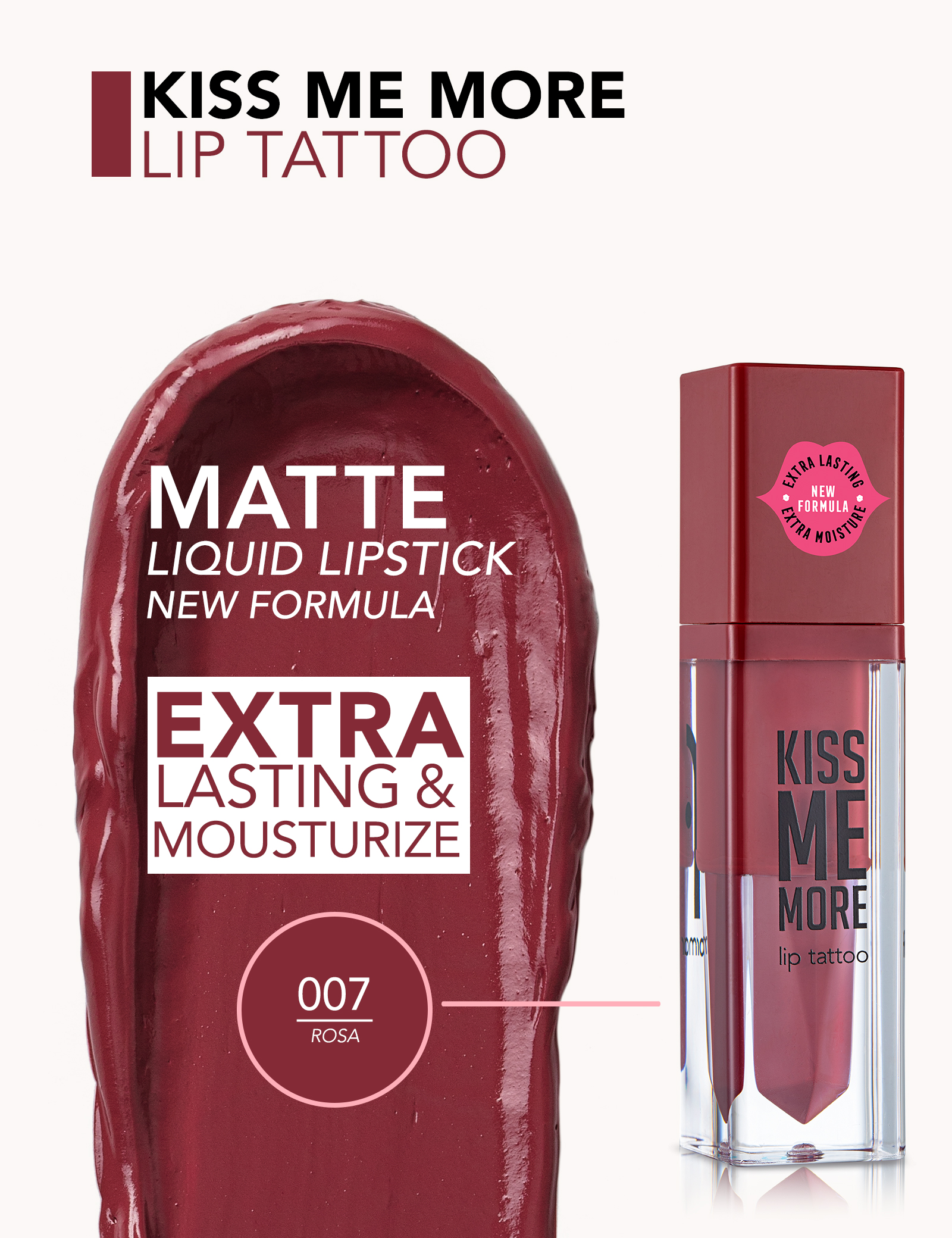 Kiss Me More Lip Tattoo