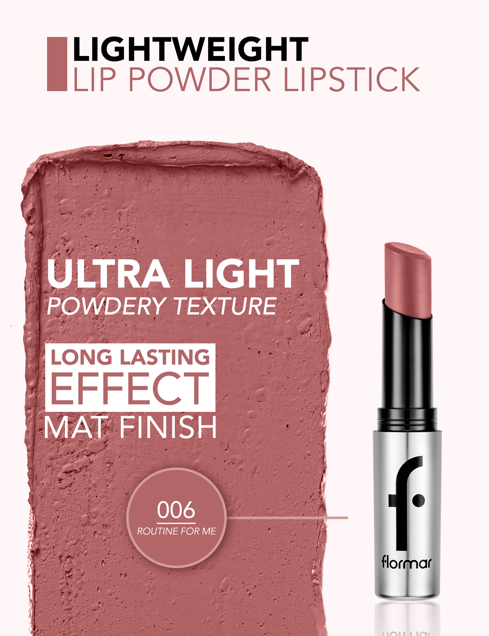 Lightweight Lip Powder Lipstick
