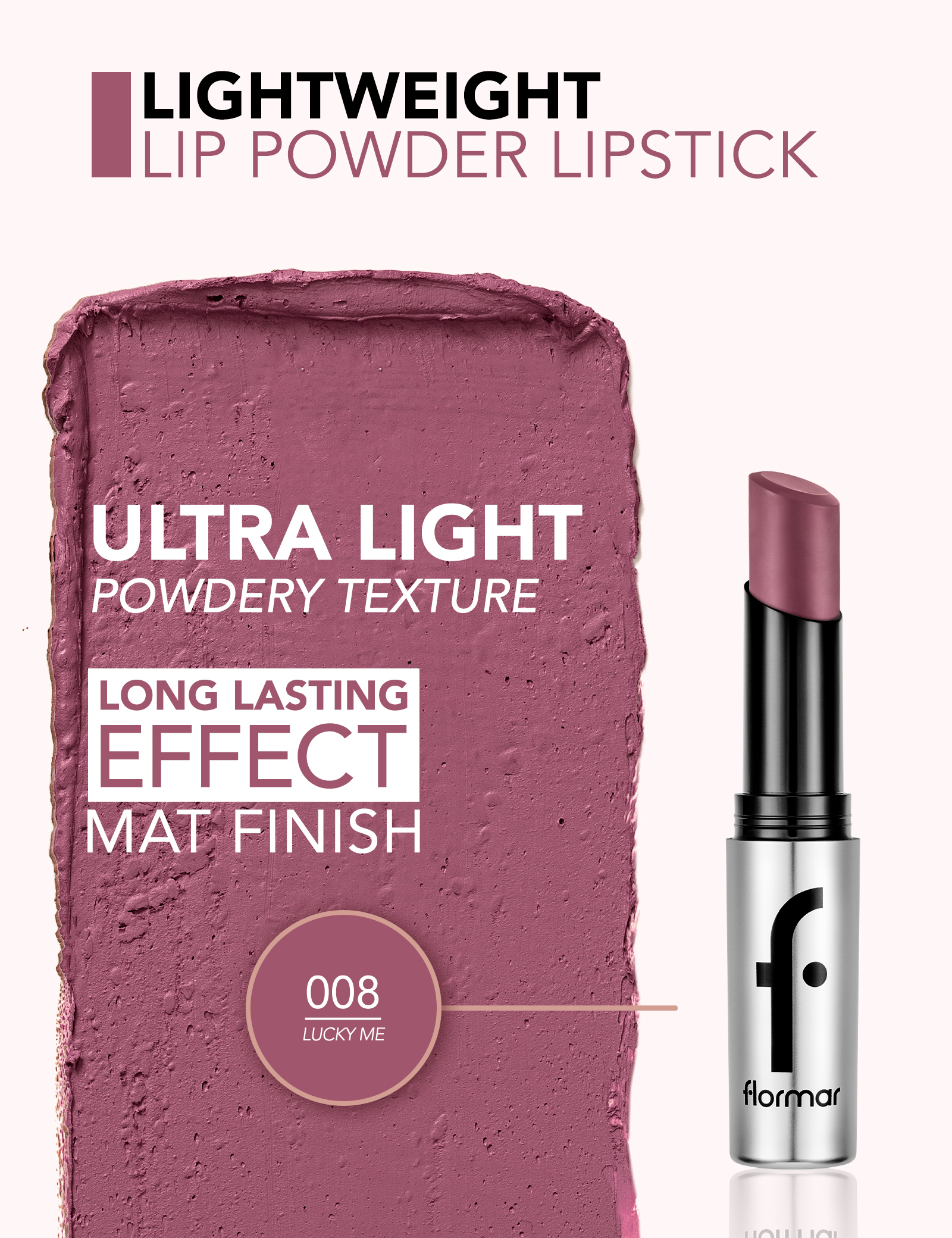 Lightweight Lip Powder Lipstick