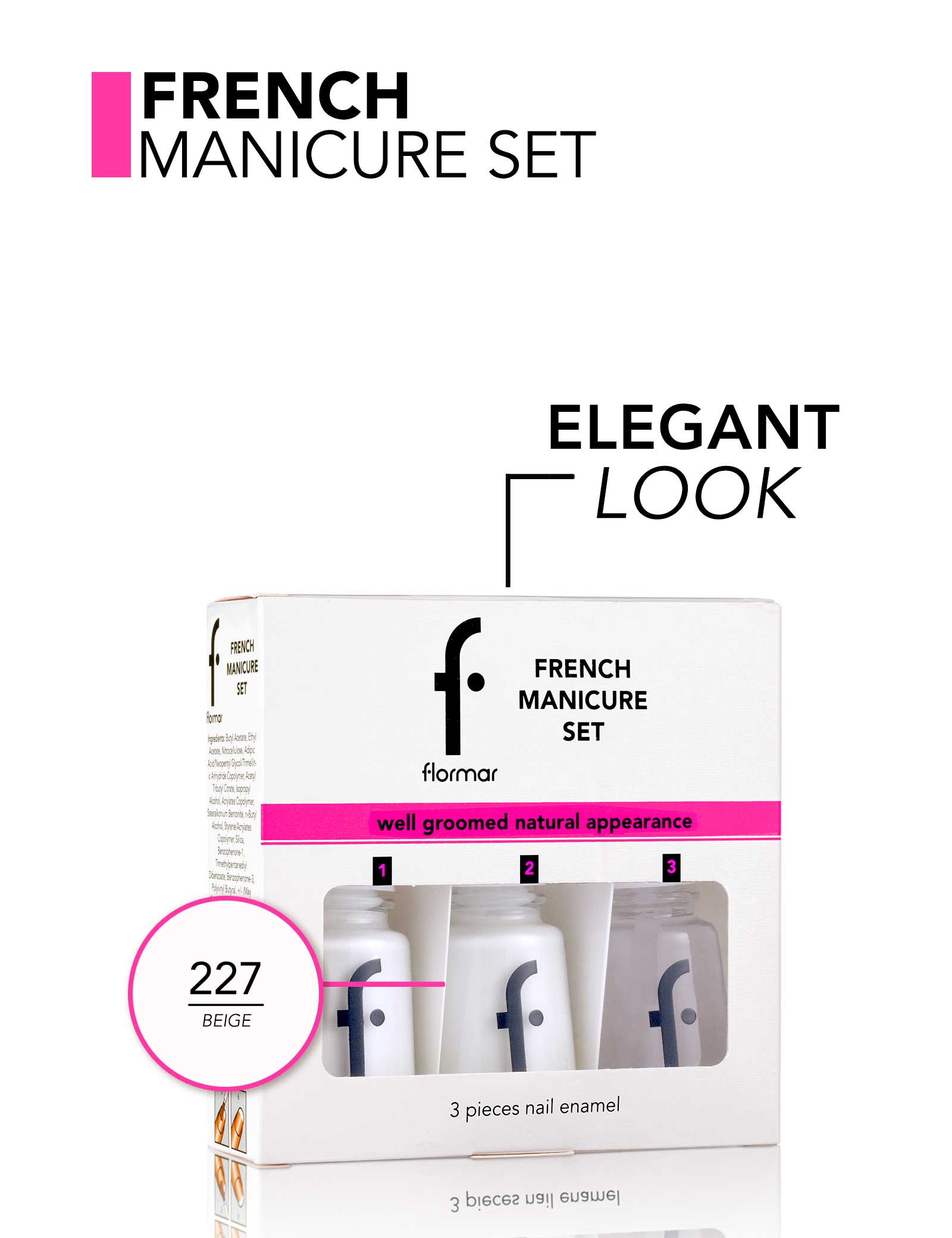 Flormar French Manicure Set