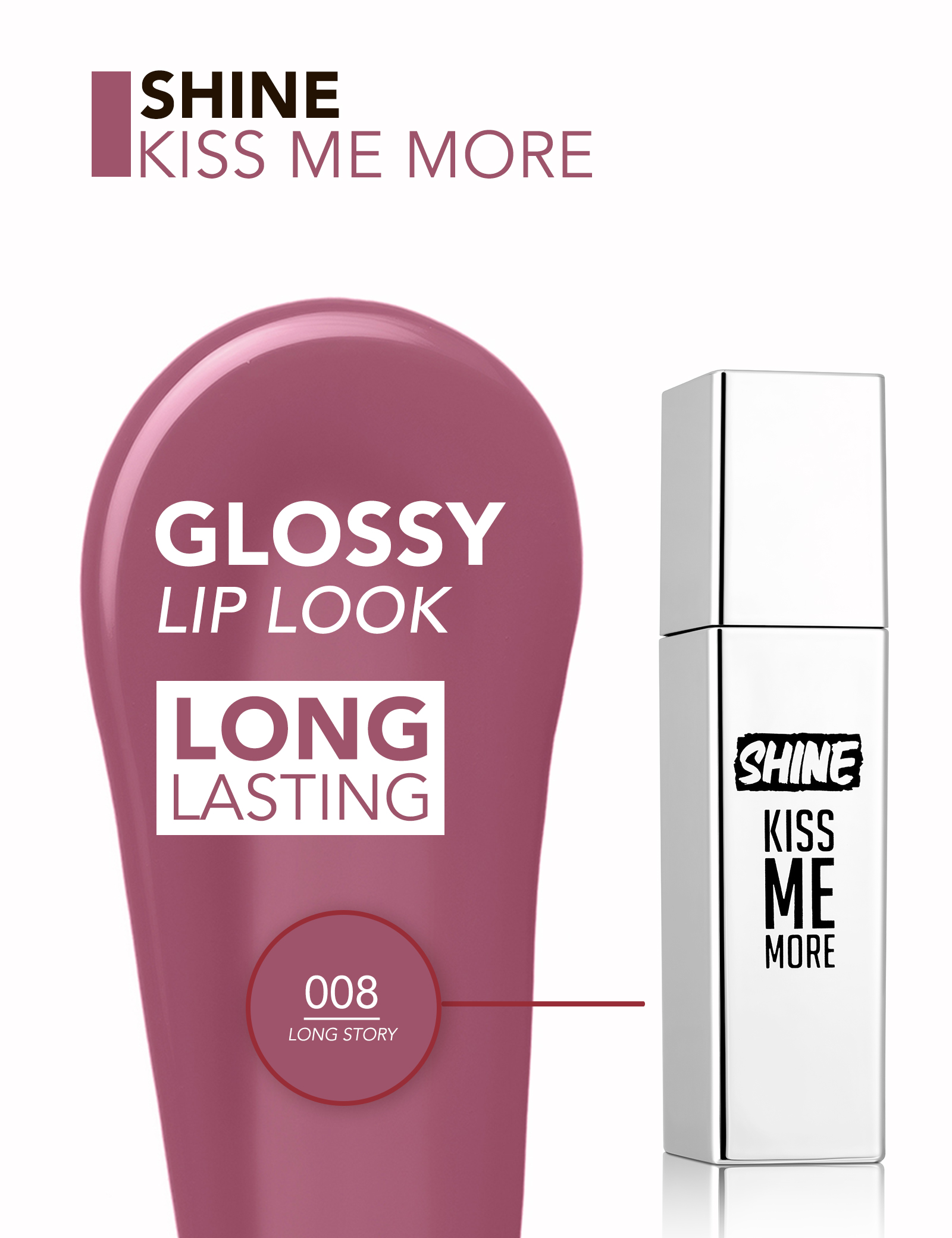 Shine Kiss Me More Lip Tattoo
