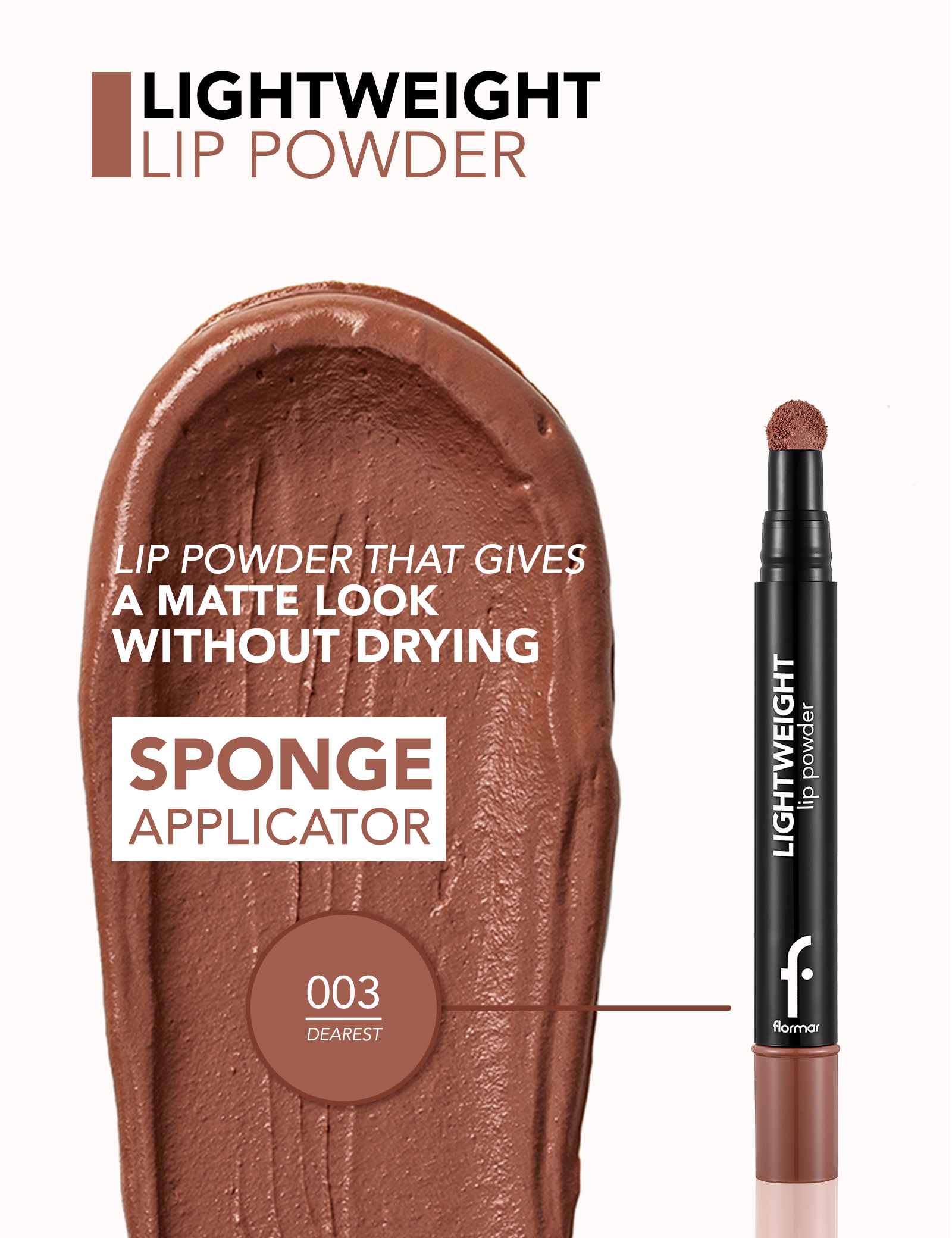 Lightweight Lip Powder