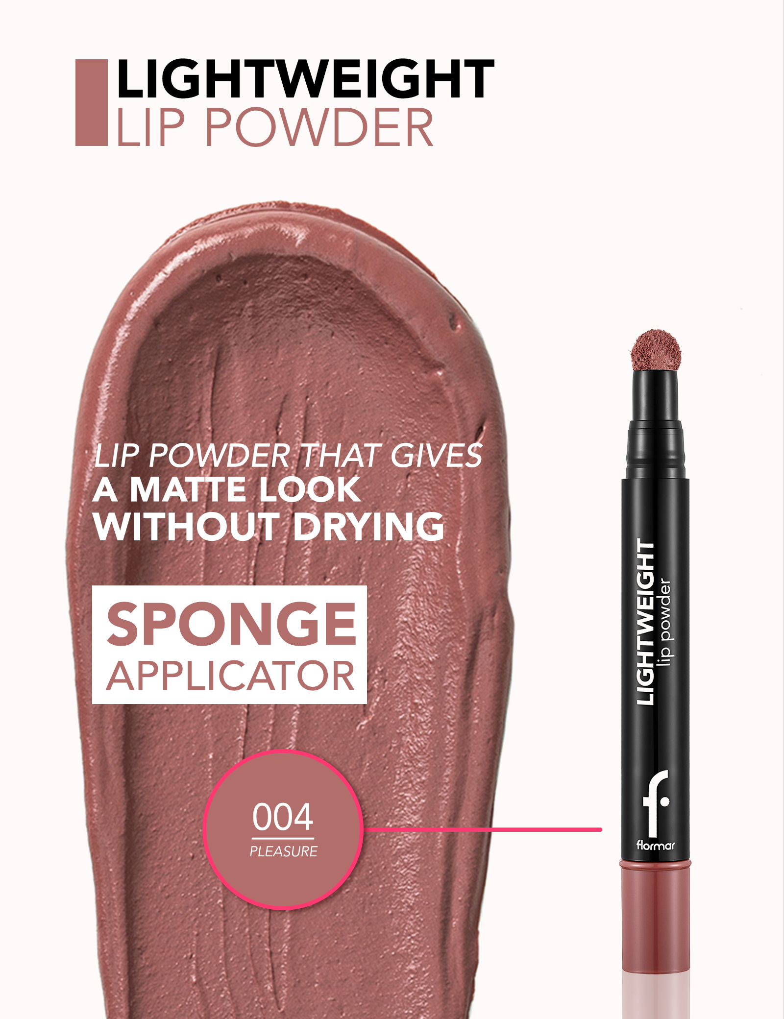 Lightweight Lip Powder