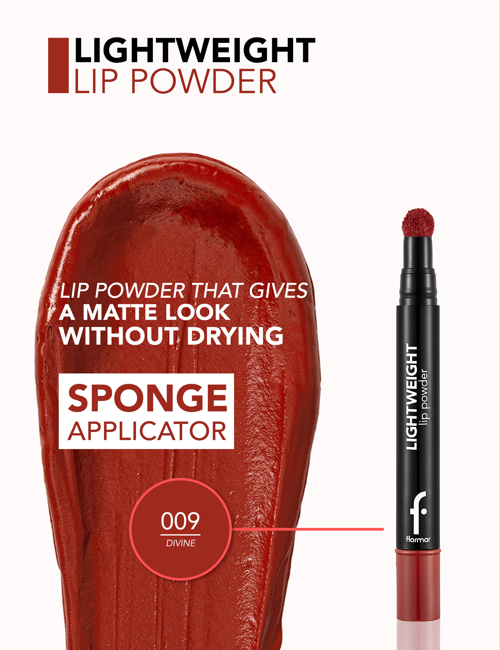 Lightweight Lip Powder