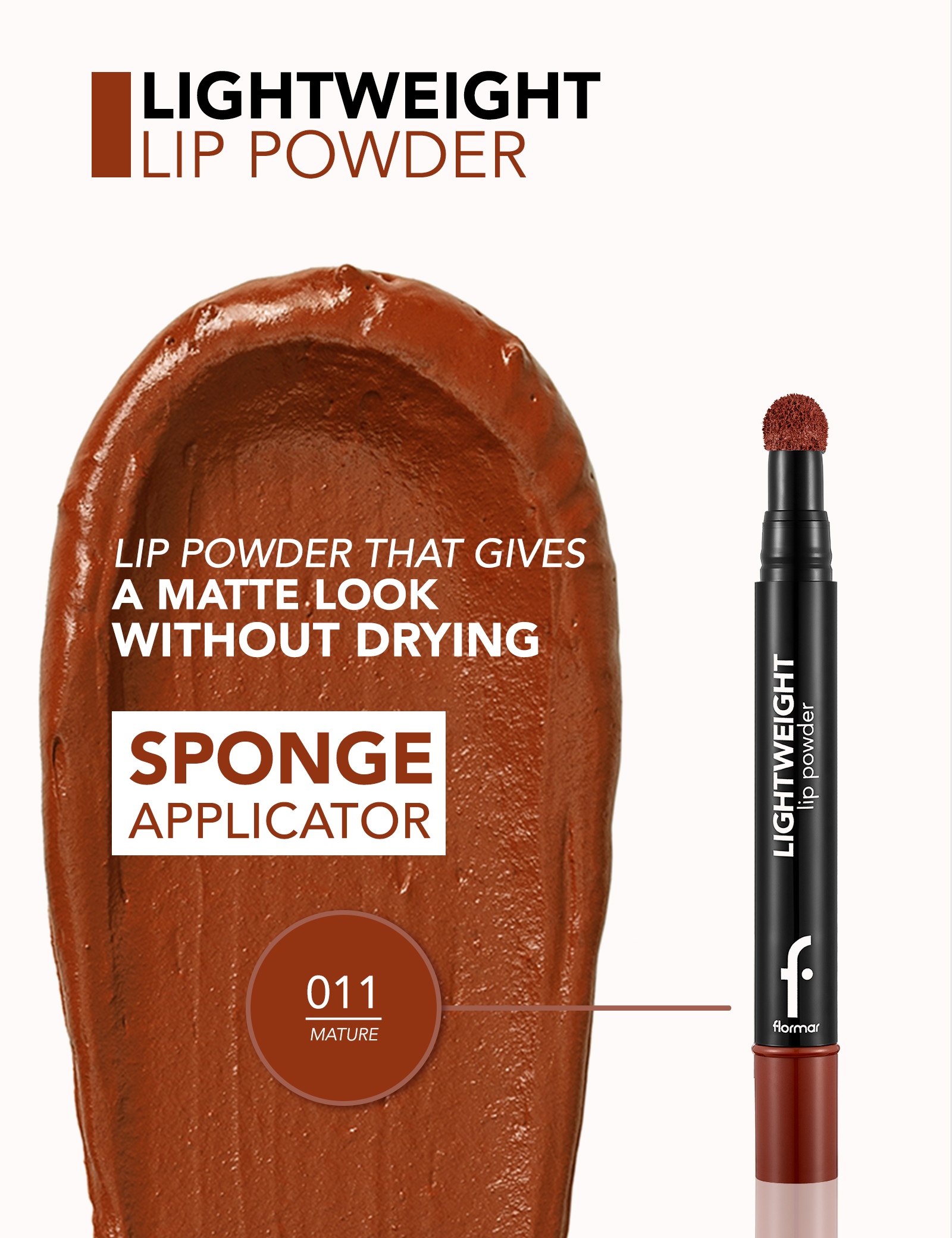 Lightweight Lip Powder