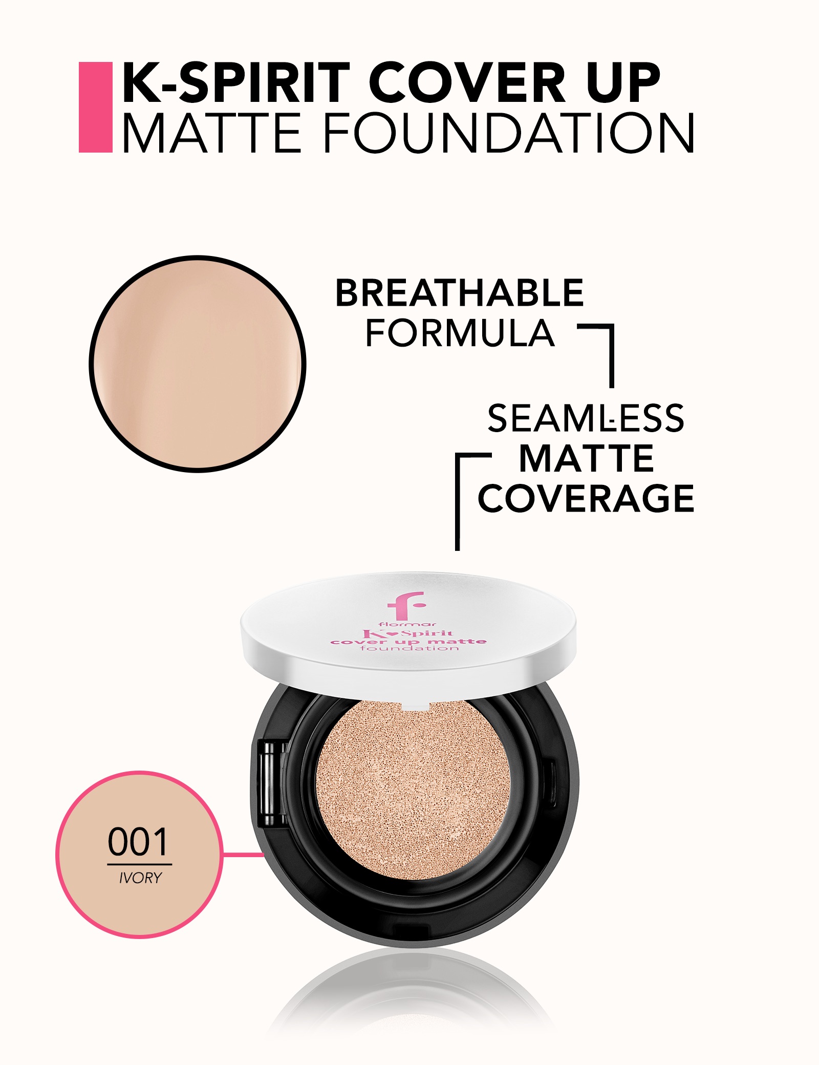 K-Spirit Cover Up Matte Finish Foundation