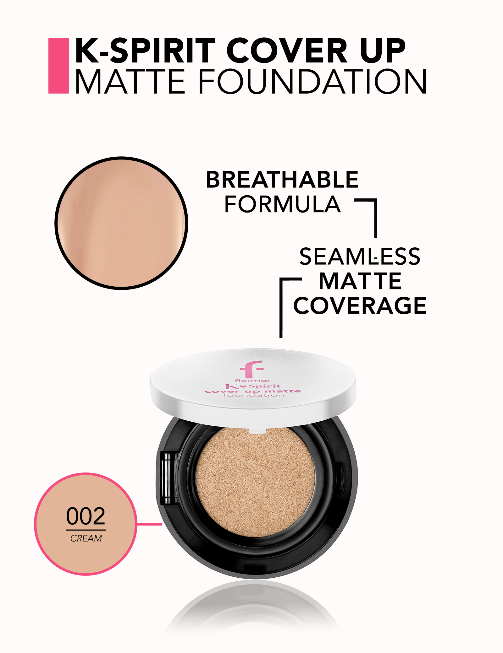 K-Spirit Cover Up Matte Finish Foundation