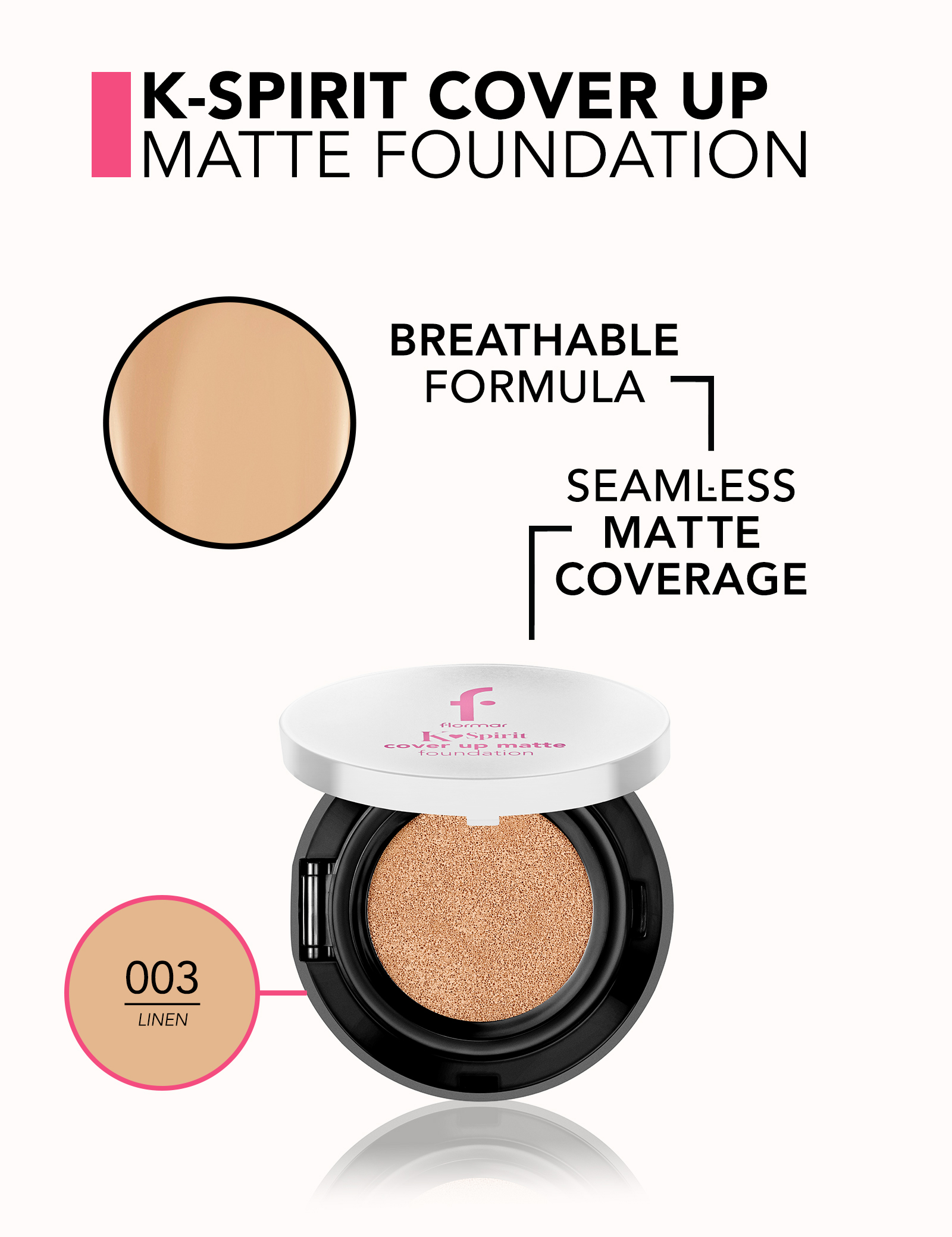 K-Spirit Cover Up Matte Finish Foundation