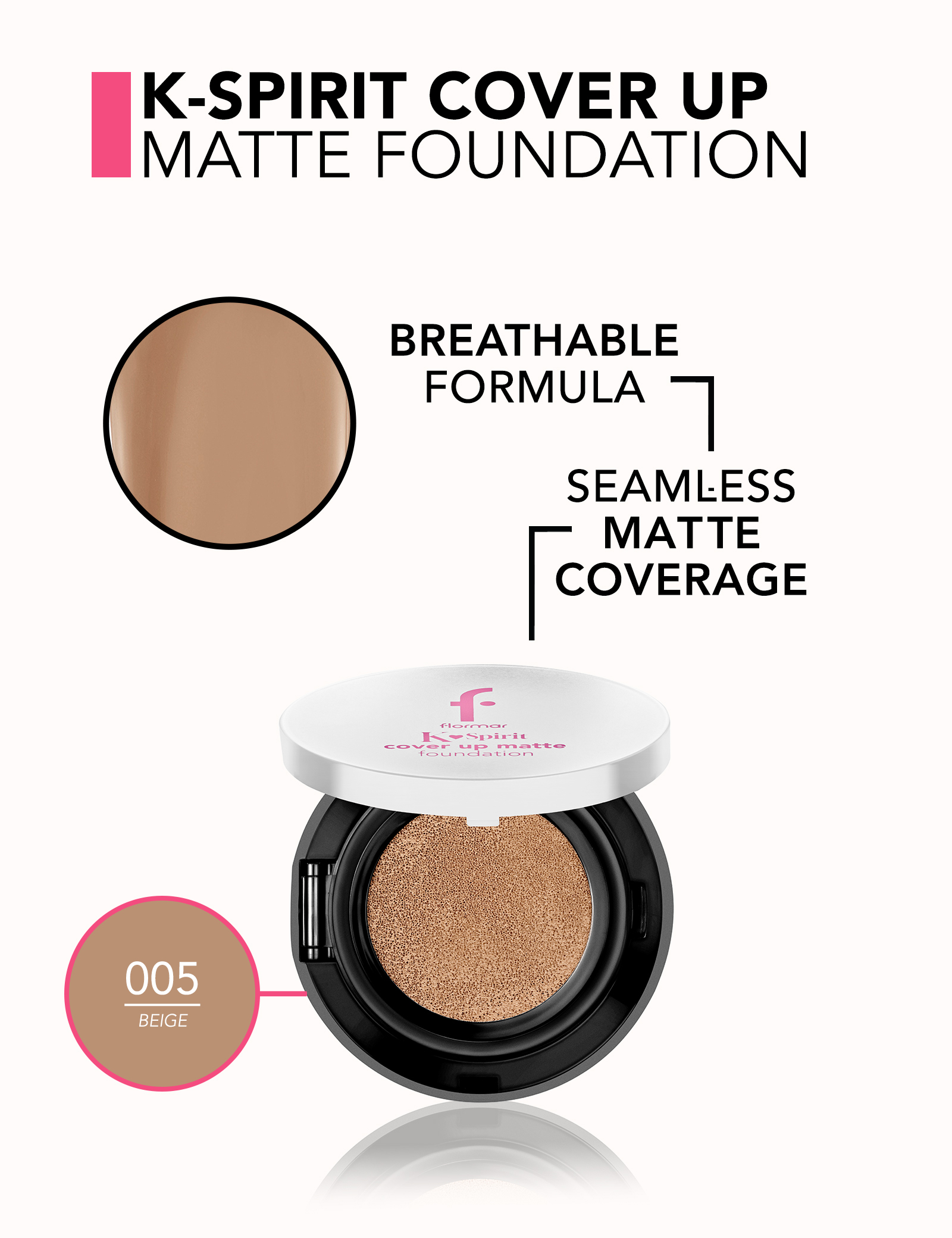 K-Spirit Cover Up Matte Finish Foundation