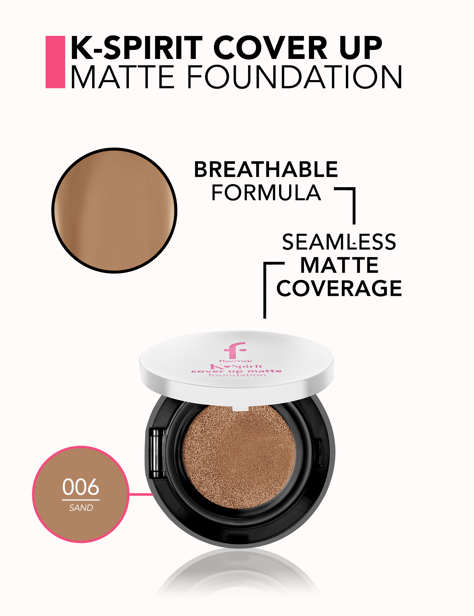 K-Spirit Cover Up Matte Finish Foundation