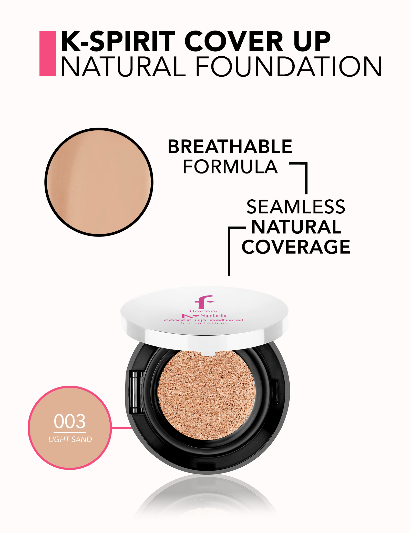K-Spirit Cover Up Natural Finish Foundation