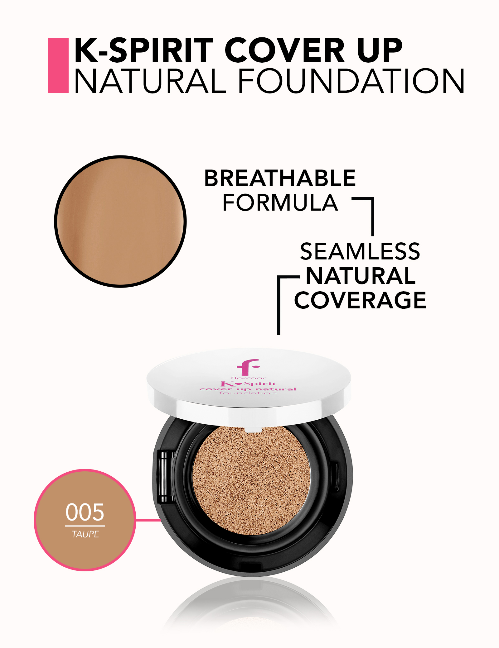 K-Spirit Cover Up Natural Finish Foundation