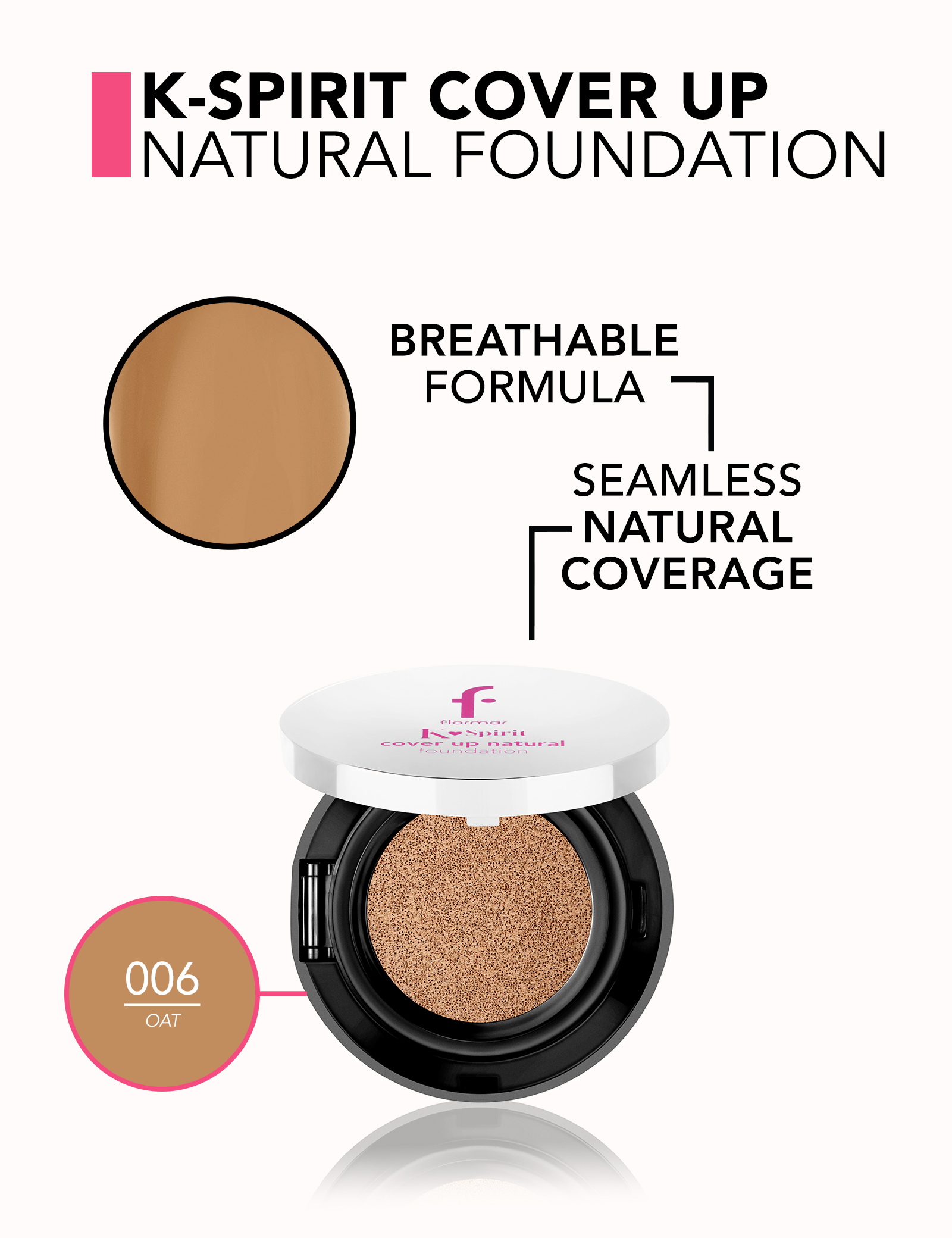 K-Spirit Cover Up Natural Finish Foundation