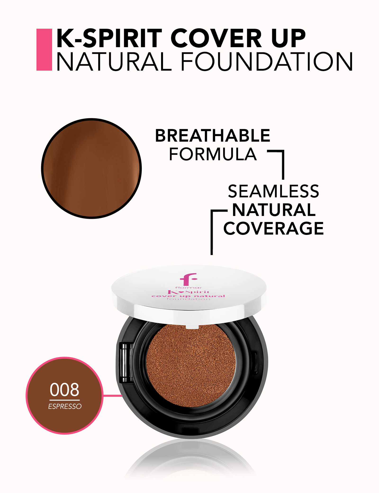 K-Spirit Cover Up Natural Finish Foundation