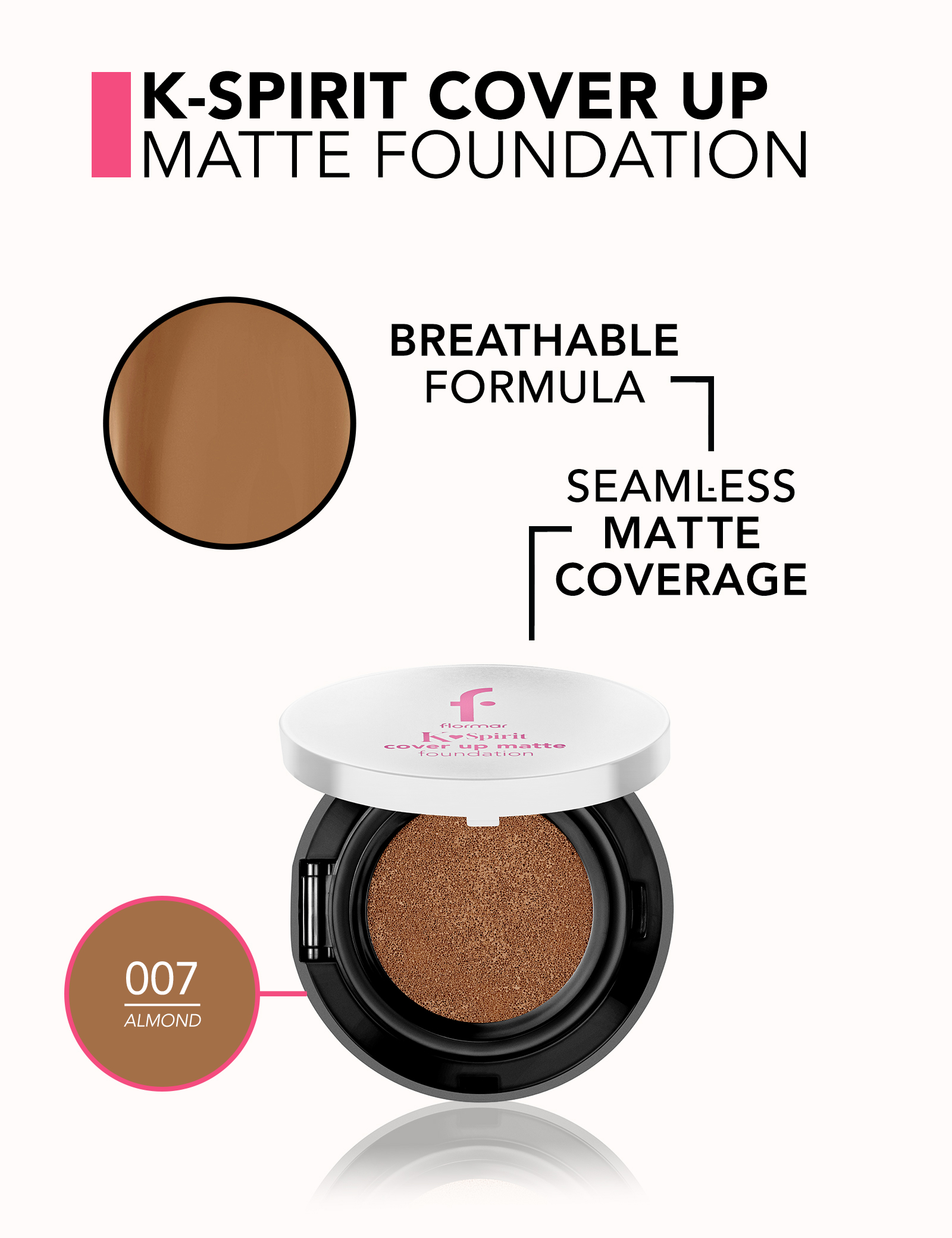 K-Spirit Cover Up Matte Finish Foundation