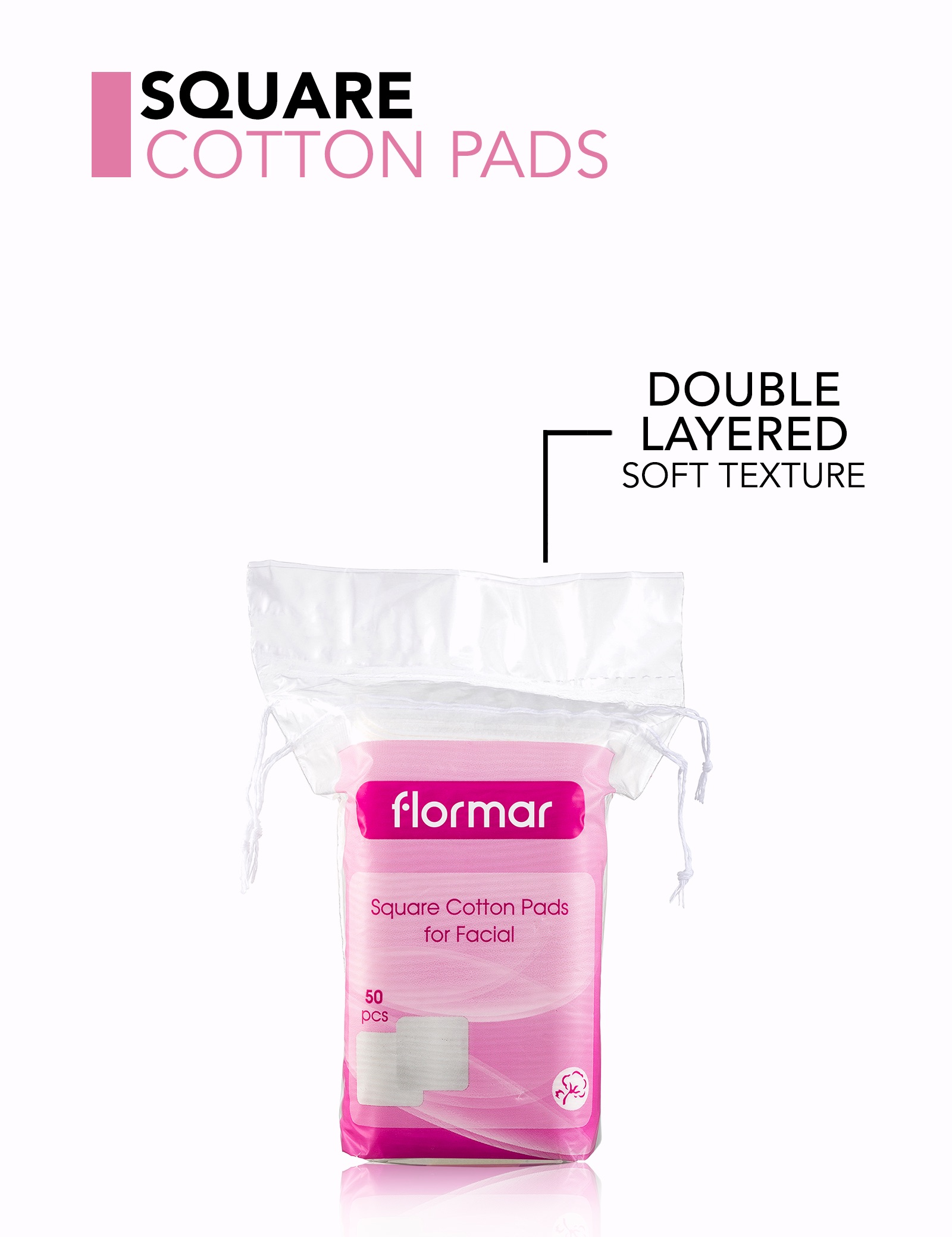 Square Cotton Pads For Facial