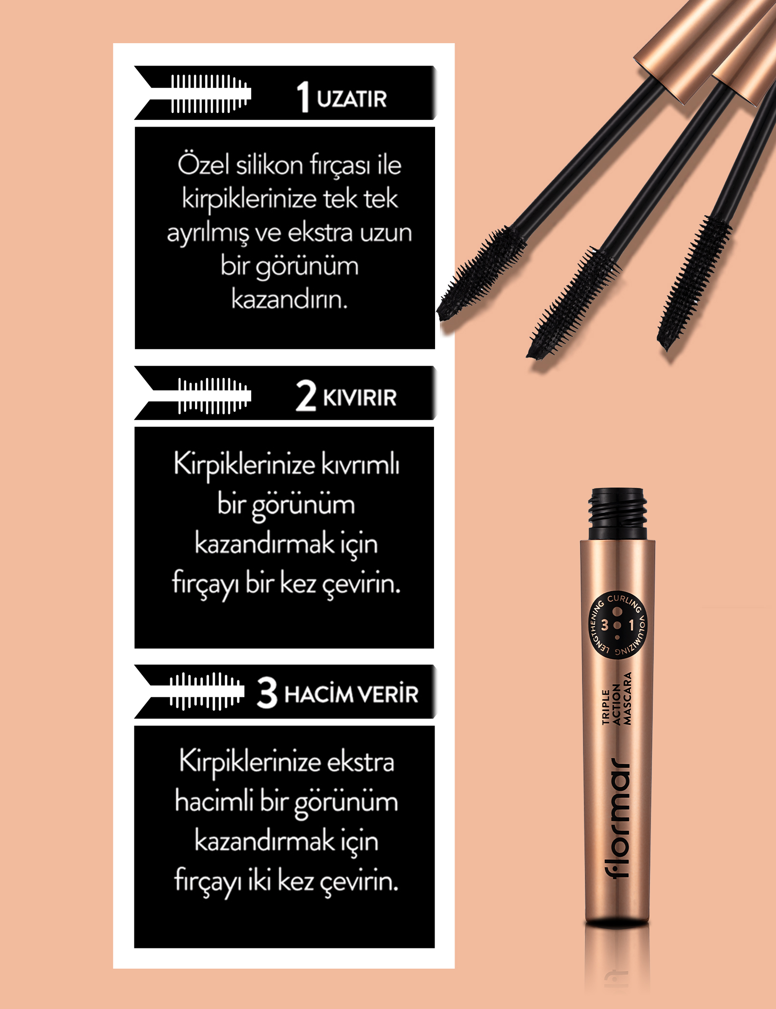 Triple Action Mascara