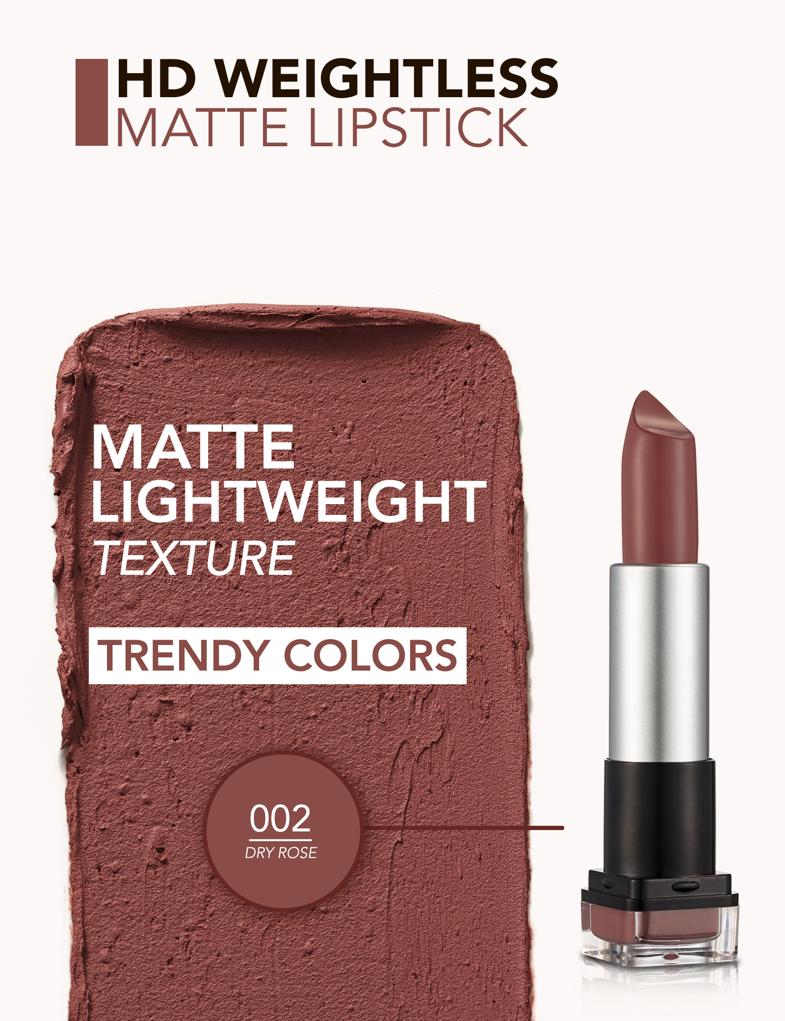 Hd Weightless Matte Lipstick – New