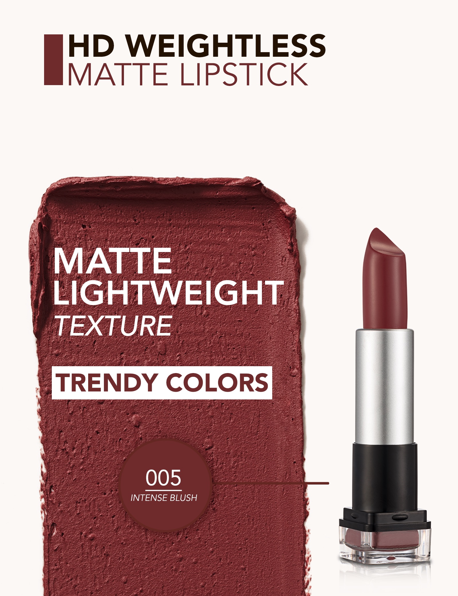 Hd Weightless Matte Lipstick – New