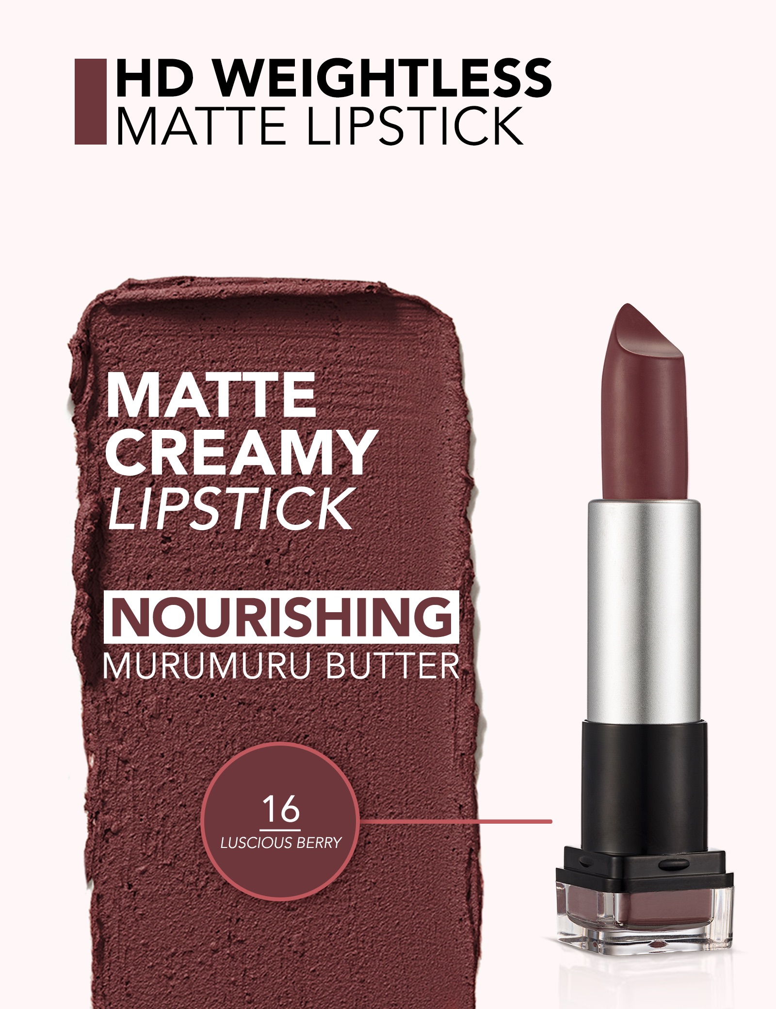 Hd Weightless Matte Lipstick – New
