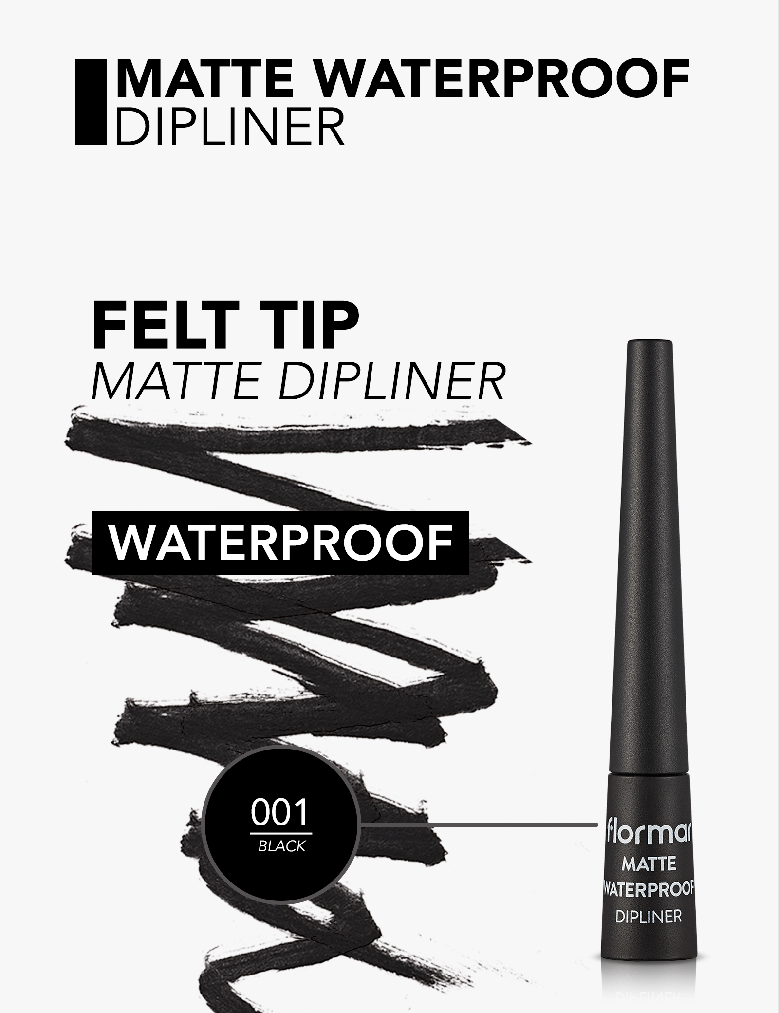 Matte Waterproof Dipliner Black