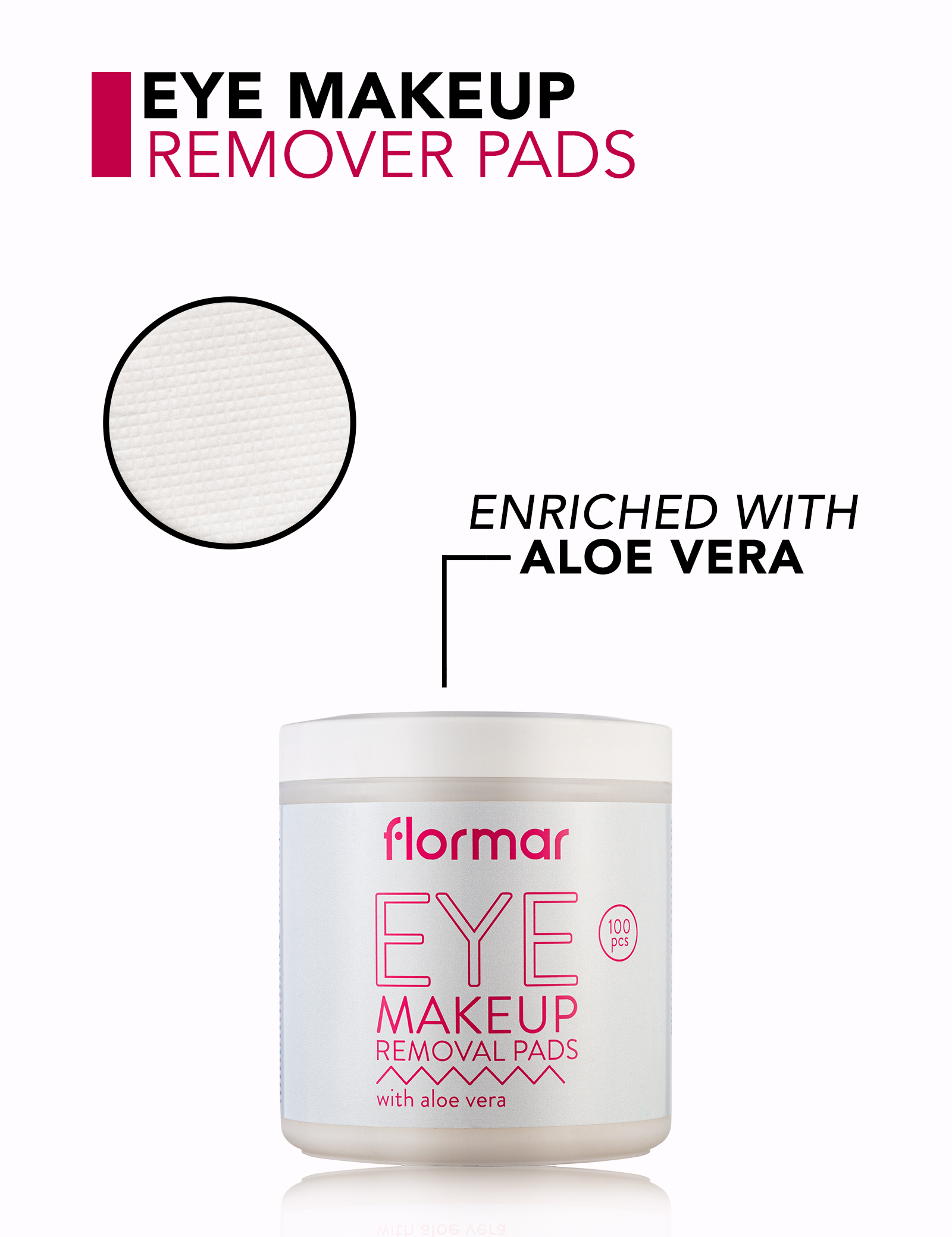 Eye Makeup Removal Pads Aloe Vera