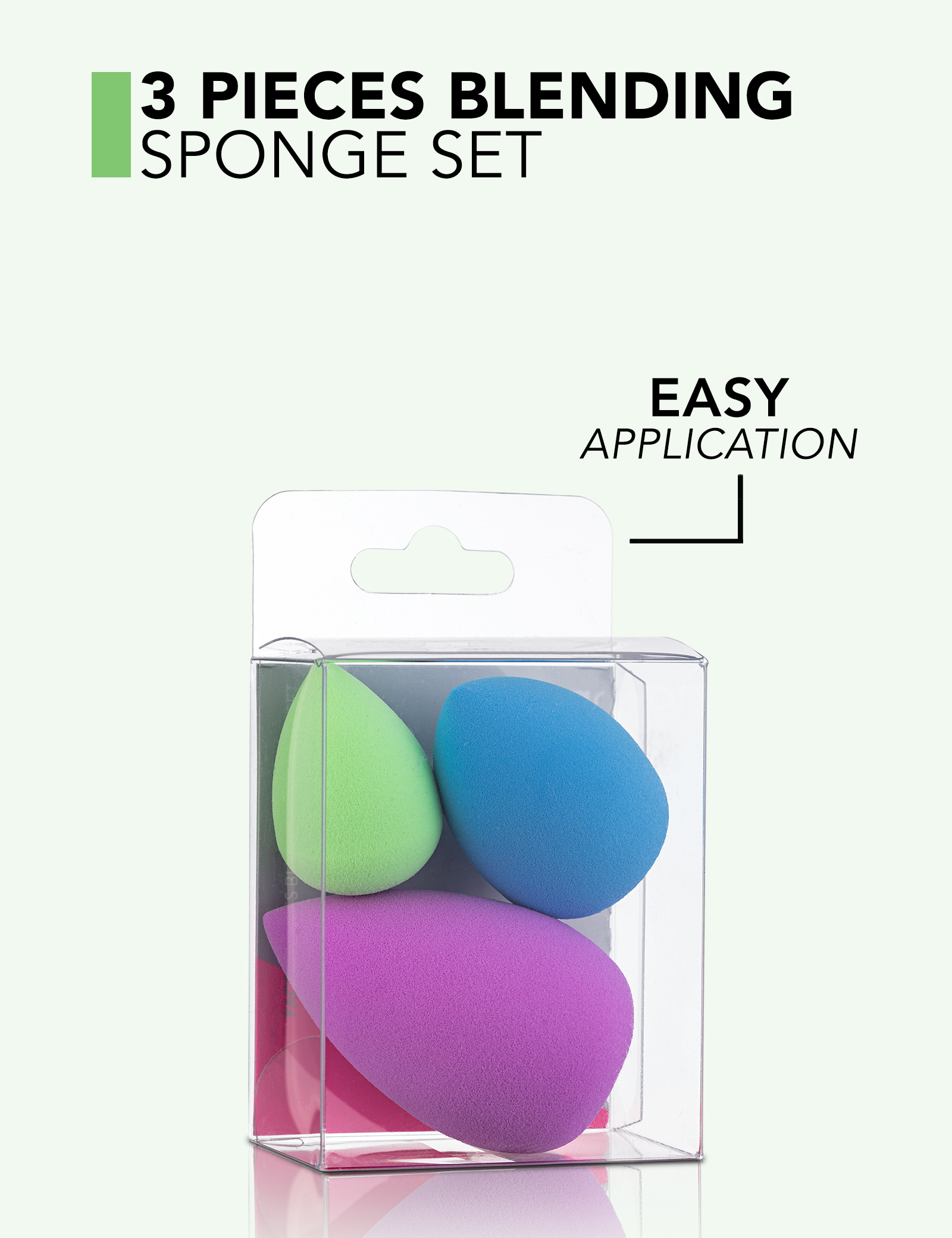 3 Pieces Blending Sponge Set