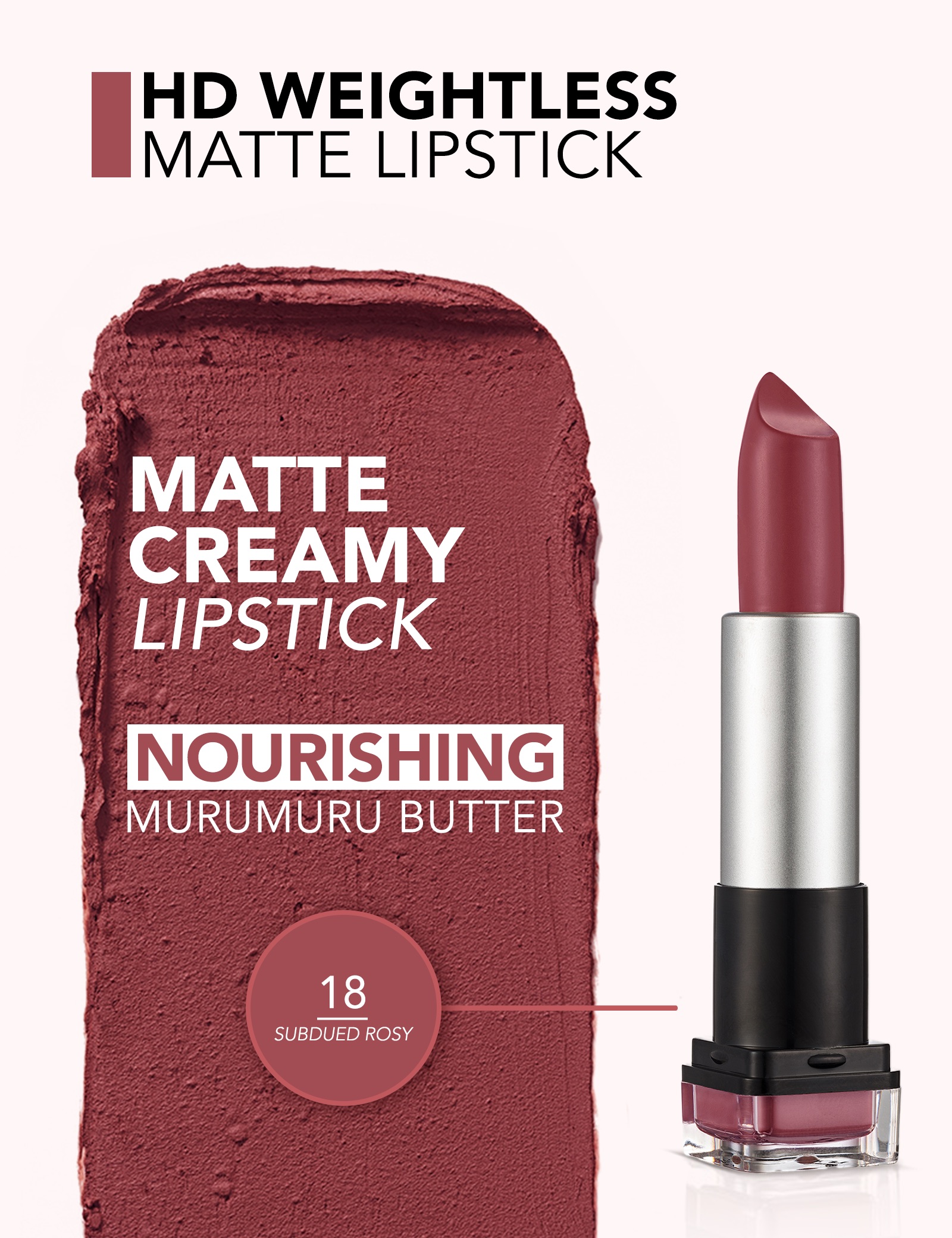 Hd Weightless Matte Lipstick – New